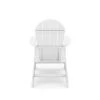 White Adirondack Chair ¨C Premium HDPE Poly Lumber For Pool, Patio, And Garden Elegance