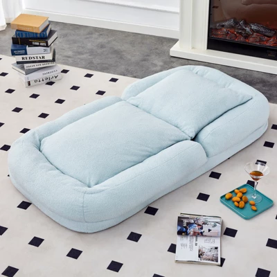 Folding Sofa Chair With 5 Adjustable Positions Plush Floor Lounge Chair For Gaming, Meditation, And Relaxation 3 Folding Sofa Chair With 5 Adjustable Positions Plush Floor Lounge Chair For Gaming, Meditation, And Relaxation - Image 3