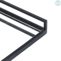 Handcrafted Glass With Metal Frame Serving Tray - 20x20x3 Inches | Rustic & Elegant Design For Entertaining-Set Of 2 7 Handcrafted Glass With Metal Frame Serving Tray - 20x20x3 Inches | Rustic & Elegant Design For Entertaining-Set Of 2 -Bold Design Store GUEST 612658a6 725b 48f7 bb08 b7e4aba2ef5f