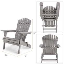 Wood Lounge Patio Chair For Garden Outdoor Wooden Folding Adirondack Chair Set Of 2 Solid Cedar Wood Lounge Patio Chair For Garden, Lawn, Backyard, -Bold Design Store GUEST 613a8594 1027 4619 8e9e 9e504e706238