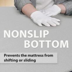 Memory Polyester Infused Futon Mattress Full ¨C Washable Removable Cover, Heavy-Duty Zipper, Thick Foldable Sofa Bed Cushion For Guest Room -Bold Design Store GUEST 614fb519 3a55 4033 b349 2f3632723861