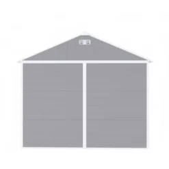 8*8ft Resin Storage Shed, High Quality Pp Material, Strong Structure, Waterproof, Rust And UV Proof, Large Storage Space, HD Window Lighting -Bold Design Store GUEST 6521b77a fc12 428e 8b68 554d009a077c