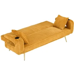 The Straight-row White Polyester Sofa With Throw Pillows, Featuring A Minimalist Style, Is Suitable For The Living Room And Study -Bold Design Store GUEST 664aebba 0103 4897 b514 1617c056ec73