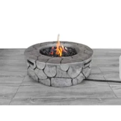 9'' H X 28'' W Fiber Reinforced Concrete Outdoor Fire Pit(Stone Gray) -Bold Design Store GUEST 698afc9a f38b 409c 8dfa 30dae8d7e422