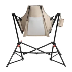 Camping Chair, Folding Portable Rocking Chair,Adjustable Back Swinging Chair With Pillow Cup Holder,Recliner With Carry Bag For Outdoor Travel , KHAKI -Bold Design Store GUEST 6a46aede 8da5 4ea5 b7db 95dc6a16d353