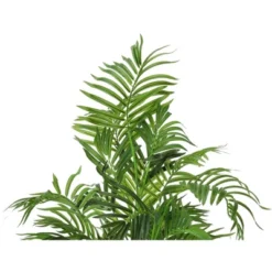 Artificial Plant, 47" Tall, Areca Palm Tree, Indoor, Faux, Fake, Floor, Greenery, Potted, Real Touch, Decorative, Green Leaves, Black Pot -Bold Design Store GUEST 6a63237f 14b0 4f13 82c5 546a9e89ecfb