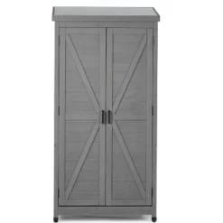 Outdoor Storage Cabinet And Metal Top,Garden Storage Shed,Outdoor 68 Inches Wood Tall Shed For Yard And Patio 20 Outdoor Storage Cabinet And Metal Top,Garden Storage Shed,Outdoor 68 Inches Wood Tall Shed For Yard And Patio -Bold Design Store GUEST 6ab96299 928b 4bc7 b0a7 5b4dba018d18