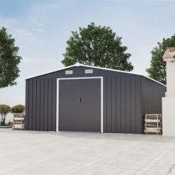 10*12ft 0.25mm Color Steel Plate, Surface Protective Film,Two Daylight Windows, Two Colors Can Be Freely Selected Storage Sheds -Bold Design Store GUEST 6c719c7f f0a4 4c9d a224 8b9793ad4888