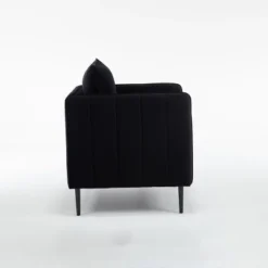 Accent Chair For Living Room, Polyester Comfy Single Sofa Chair Mid-Century Modern Armchair With 1 Pillow And Metal Legs For Bedroom Office Reading -Bold Design Store GUEST 6e73bd53 b720 4595 bb08 b883c8b17bea