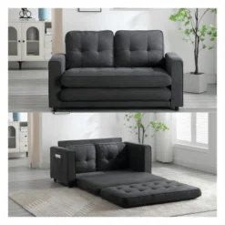 3 Fold Sofa,Convertible Futon Couch Sleeper Sofabed,Space Saving Loveseat,Polyesterll Out Couch Bed For Living Room -Bold Design Store GUEST 6ebc760d 28db 4f51 8341 96a160be7d45