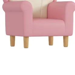 Polyester Kids Sofa, Princess Armchair For Children, Petal Shape Toddler Sofa Chair For Playroom, Children's Bedroom, Pink+White -Bold Design Store GUEST 6ed271bf 6d33 4b22 80fb 40ac337162af