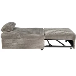 Convertible Wide-Welt Polyester Sofa Sleeper Sofa Chair W/ Polyesterll-Out Bed Smoke -Bold Design Store GUEST 70d6bc98 eadc 4495 a7c5 d1a1e8c21ab4