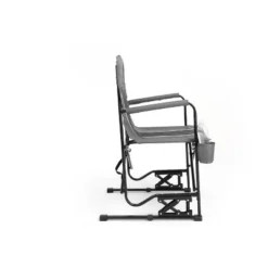 Outdoor Freestyle Rocker Camping Chair Portable Folding Rocking Chair With Solid, Durable Armrests, Drink Holder & Comfortable Backrest -Grey -Bold Design Store GUEST 7296f09f dd52 48f5 b1da bd3f9edd4c59