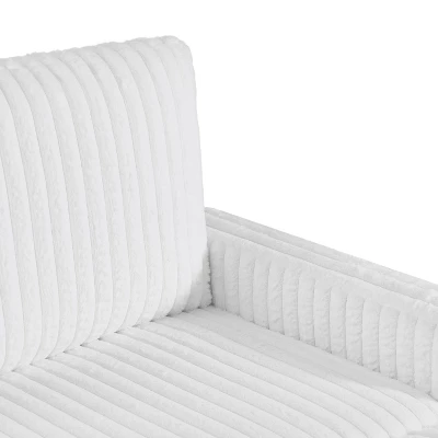 Living Room Sofa And Seat With Storage Box ,for Bedroom, Office, Large-White 3 Living Room Sofa And Seat With Storage Box ,for Bedroom, Office, Large-White - Image 3