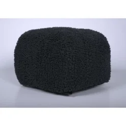 Spongy Microfiber Square Pouf, Dark Charcoal 7 Spongy Microfiber Square Pouf, Dark Charcoal -Bold Design Store GUEST 79ea3b5b 4984 4c06 9413 f191b15e8e12