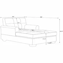 Silva 34" Wide Chaise Lounge 14 Silva 34" Wide Chaise Lounge -Bold Design Store GUEST 7a8dc49b 0520 42da a72c ee59fe16ddeb