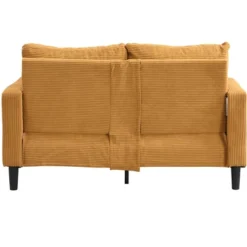57 " High Resilience Loveseat Sofa, Wooden Frame 2 Seat Sofa, Comfy , Small Space Saving Modern Polyester Sofa 14 57 " High Resilience Loveseat Sofa, Wooden Frame 2 Seat Sofa, Comfy , Small Space Saving Modern Polyester Sofa -Bold Design Store GUEST 7b258b4b 4195 4046 9181 74bf2083335d