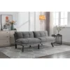 Light Gray Convertible Folding Modern Sofa Bed