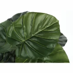 Artificial Plant, 24" Tall, Alocasia, Indoor, Faux, Fake, Table, Greenery, Potted, Real Touch, Decorative, Green Leaves, Black Pot -Bold Design Store GUEST 7de81cd6 defe 4eb0 8350 a1f170e5a494