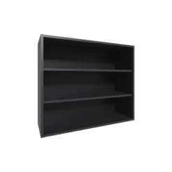 Wally 36" Wide X 30"H 3-Tier Open Wall Cabinet, Wall Shelf, Storage Cabinet, Cube Shelf Bedroom, Office, Living Room, Garage Black -Bold Design Store GUEST 80aebaf0 453a 4924 a2e1 f9ee64950865