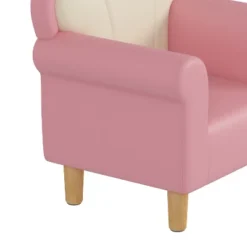 Polyester Kids Sofa, Princess Armchair For Children, Petal Shape Toddler Sofa Chair For Playroom, Children's Bedroom, Pink+White -Bold Design Store GUEST 8199acdc ae21 4aca ac70 3b95d2c6b406