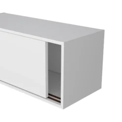Wall Cabinet 13" H, 2 Sliding Doors, 1 Shelf, White -Bold Design Store GUEST 8c27d241 bc82 476c b6fe 7dfbbccfdf8a