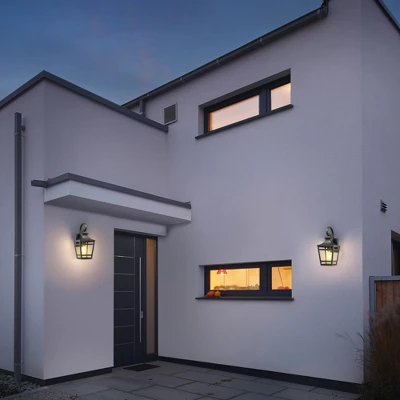 Large Outdoor Wall Lights For House, Wall Mount Outdoor Porch Lights Waterproof Black Outdoor Sconce Lights With Clear Glass For Patio Hallway(1 Pack) 8 Large Outdoor Wall Lights For House, Wall Mount Outdoor Porch Lights Waterproof Black Outdoor Sconce Lights With Clear Glass For Patio Hallway(1 Pack) - Image 8