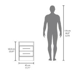 Greter 24" Two-Drawer Night Stand With Open Shelf 9 Greter 24" Two-Drawer Night Stand With Open Shelf -Bold Design Store GUEST 8d7e8b0d 9c58 4228 9da7 13e3fa5c93a9