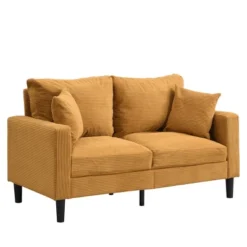 57 " High Resilience Loveseat Sofa, Wooden Frame 2 Seat Sofa, Comfy , Small Space Saving Modern Polyester Sofa 12 57 " High Resilience Loveseat Sofa, Wooden Frame 2 Seat Sofa, Comfy , Small Space Saving Modern Polyester Sofa -Bold Design Store GUEST 8f3ab0aa 0961 4773 a4bf 3ff801ea0e77