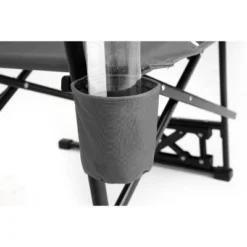 Outdoor Freestyle Rocker Camping Chair Portable Folding Rocking Chair With Solid, Durable Armrests, Drink Holder & Comfortable Backrest -Grey -Bold Design Store GUEST 8f5e67eb 0e3b 4a24 9b1d 6dd345cb6e49