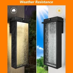 Outdoor Light Fixture Wall Light,Anti-Rust Wall Lantern Outside Wall Sconce, Integrated LED Porch Light For Garage Patio Doorway -Bold Design Store GUEST 91e79ee7 7f74 4150 8f14 0750b47db2a7