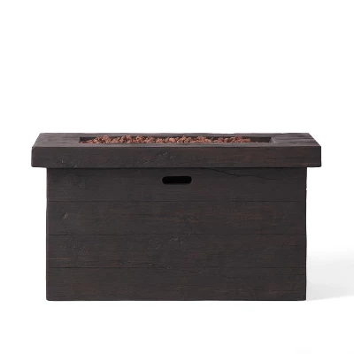 CUSTER 45'RECTANGULAR MGO FIRE PIT - 50,000 BTU 1 CUSTER 45'RECTANGULAR MGO FIRE PIT - 50,000 BTU