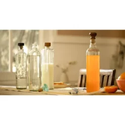 Drop Glass Water Bottle With Ceramic Stopper-750 ML -Bold Design Store GUEST 9459e3e8 5091 4ec6 80ae 13141a306476