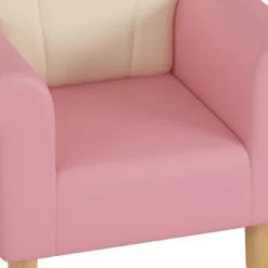 Polyester Kids Sofa, Princess Armchair For Children, Petal Shape Toddler Sofa Chair For Playroom, Children's Bedroom, Pink+White -Bold Design Store GUEST 950bf52d 8a34 4a12 9723 23fcc2371f39