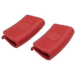 2 In 1 Pre-Seasoned Cast Iron Dutch Oven With Dual Handles, Outdoor Camping Deep Pot For BBQ Baking, 5 Quart.With 2pcs Silicone Handel Covers -Bold Design Store GUEST 9648083a 459d 4cca 9702 b5efd4bf31cd