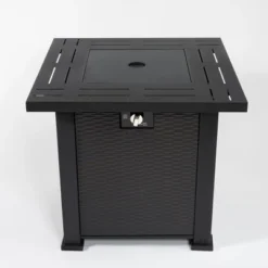 28" Propane Gas Fire Pit Table, 50000 BTU Square Steel Fire Pit For Outside Patio Deck Garden Backyard-Black -Bold Design Store GUEST 96b03ce2 03f1 497f 827b 31a020c4aa67