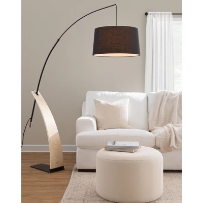 Large Round Pouf In Knitted Beige Fabric By LumiSource 3 Large Round Pouf In Knitted Beige Fabric By LumiSource - Image 3