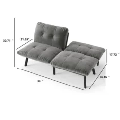 Gray Convertible Folding Modern Sofa Bed 14 Gray Convertible Folding Modern Sofa Bed -Bold Design Store GUEST 982bb317 a355 4091 b30e 1f61ab7cb66e