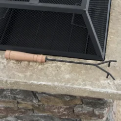 28" MGO Wood Burning Outdoor Fire Pit With Lid - Natural Stone 16 28" MGO Wood Burning Outdoor Fire Pit With Lid - Natural Stone -Bold Design Store GUEST 995070c4 1996 414a b2aa 3d23b2e5fe53