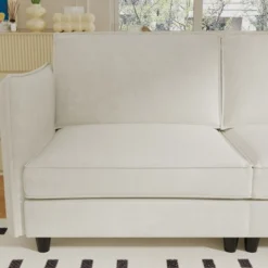 74.27'' Loveseat Sofa, 2 Seater Comfy Couch,Mid Century Modern Designed For Small Spaces, Apartment, Bedroom, Dorm, Office -Bold Design Store GUEST 996c34df 4cac 4c3f a132 79b99a427734