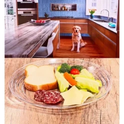 12in Acrylic Dinner Plates Set Of 4, Crystal Clear Plastic Plates Reusable, Unbreakable Kitchen Plates For All Occasions BPA Free Dishwasher Safe -Bold Design Store GUEST 9d6a1f4f 5b8a 47c0 be00 1d822c2c3a27