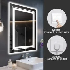 40x24 Inch Frameless LED Bathroom Mirror,Smart Mirror -Bold Design Store GUEST a023680f c67f 4010 b93c 4a5ab9f20ccf