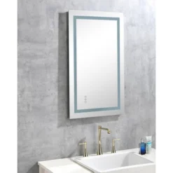 LED Bathroom Mirror 40inx 28inwith Front And Backlight, Large Dimmable Wall Mirrors With Anti-Fog, Memory, 3 Colors, LED Vanity Mirror -Bold Design Store GUEST a0c54c9d 9515 49fd be90 5258341e2639 1