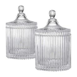 D4x6inAncell Lidded Glass Jar