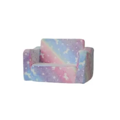 Compression Modular Kids Sofa, Perfect Sleeper Extra Convertible Sofa To Lounger, Comfy 2-in-1 Flip Open Couch Sleeper For Kids Pink Small Sofa -Bold Design Store GUEST a16b8d6f 08ef 4d7e 8da7 466947bd6571