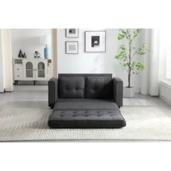 3 Fold Sofa,Convertible Futon Couch Sleeper Sofabed,Space Saving Loveseat,Polyesterll Out Couch Bed For Living Room -Bold Design Store GUEST a6706be4 24d0 47a6 8c04 b0eeccd296d3