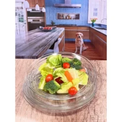 Designer Swirl 9in Plastic Dessert Plates Set Of 4, Crystal Clear Plastic Plates, Kitchen Plates For All Occasions BPA Free Dishwasher Safe -Bold Design Store GUEST a683d1bf 32bb 41fe 8716 1f7ca68c962f