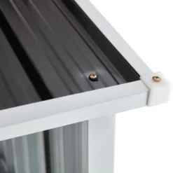 Log Storage Shed, Log Holder With Roof, Log Storage Shed, Firewood Rack For Backyard Garden Patio Porch, Anthracite Galvanized Steel 70.9" -Bold Design Store GUEST a6e11a2c 1d66 4ad1 bb5f 194a223e8f29