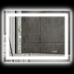 LED Bathroom Mirror With Lights, 35inx 28inBacklit Front Lit LED Mirror For Bathroom, Anti-Fog, Memory,Infinite Color Temperature, Horizontal/Vertical -Bold Design Store GUEST ab24e223 7ec6 4ecd be09 43a414b27dd9