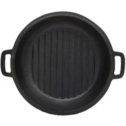 3 In 1 Pre-Seasoned Cast Iron Dutch Oven,Camping Deep Pot, 5 Quart. Cover As A Skillet With Ribbed Bottom Design. With 2pcs Silicone Handel Covers -Bold Design Store GUEST aee31d59 6c9b 4b52 84b2 ac092c530fc2